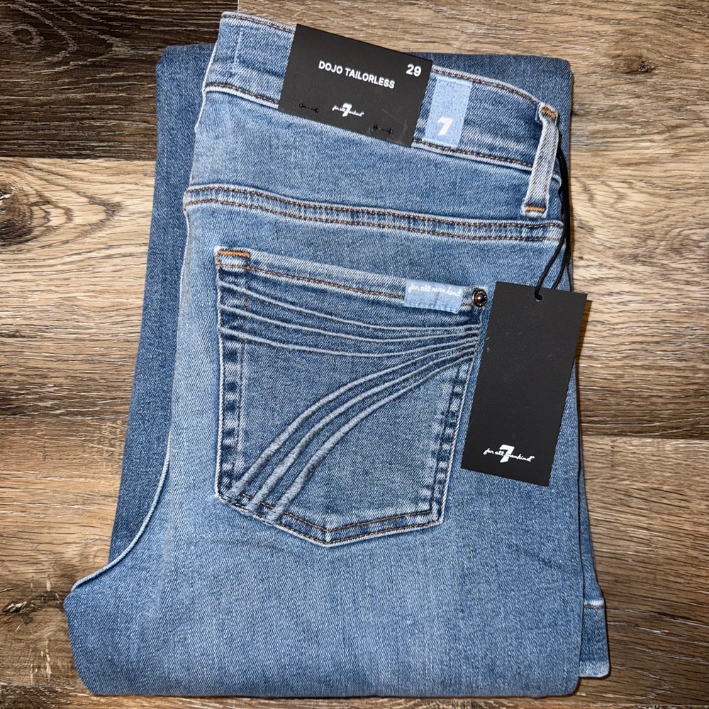 NWT 7 For All Mankind Dojo Tailorless Jeans 7FAMK
